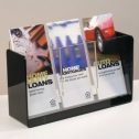 3 Pocket Brochure Holder with rectangle sides