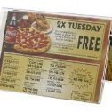 5 x 7 Plexi sign holder