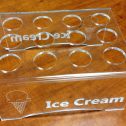 Acrylic Ice Cream Holder