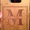 Large Personalized Bamboo Cutting Board